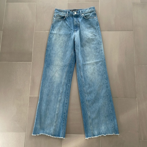 Veronica Beard  Dylan high waist wide leg jeans in Tulum, size 29 - Picture 8 of 17